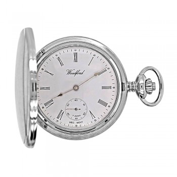 Woodford Mechanical Chrome Pocket Watch