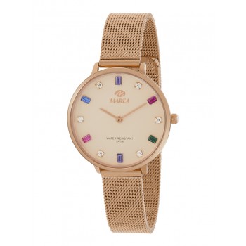 Marea Ladies Rose Tone Bracelet watch